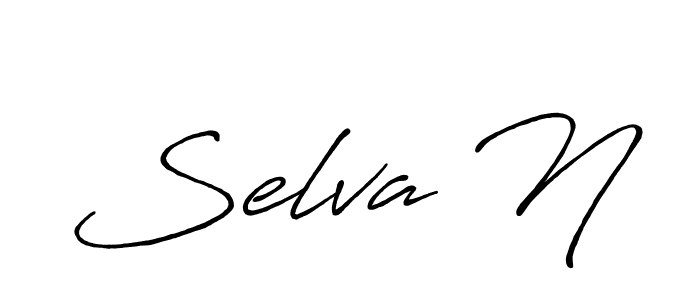 Antro_Vectra_Bolder is a professional signature style that is perfect for those who want to add a touch of class to their signature. It is also a great choice for those who want to make their signature more unique. Get Selva N name to fancy signature for free. Selva N signature style 7 images and pictures png