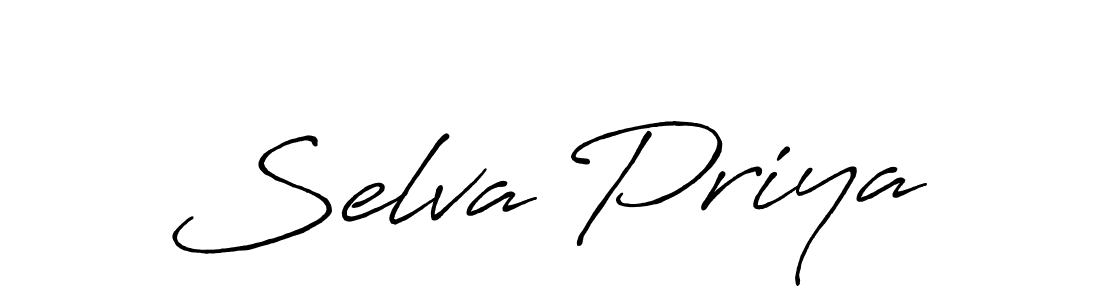 Also You can easily find your signature by using the search form. We will create Selva Priya name handwritten signature images for you free of cost using Antro_Vectra_Bolder sign style. Selva Priya signature style 7 images and pictures png