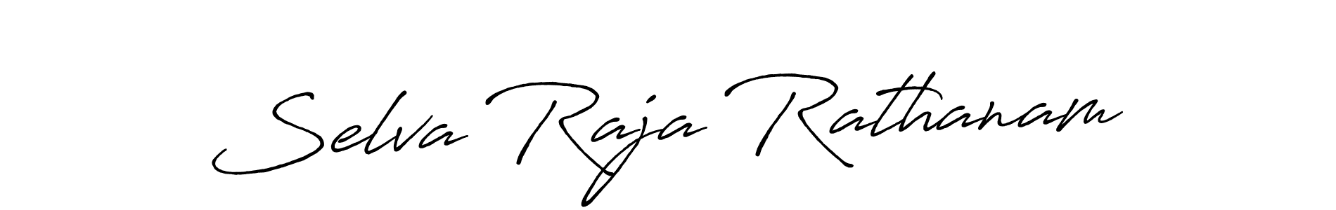 How to make Selva Raja Rathanam name signature. Use Antro_Vectra_Bolder style for creating short signs online. This is the latest handwritten sign. Selva Raja Rathanam signature style 7 images and pictures png