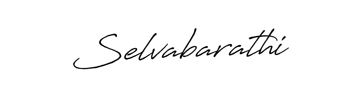 Create a beautiful signature design for name Selvabarathi. With this signature (Antro_Vectra_Bolder) fonts, you can make a handwritten signature for free. Selvabarathi signature style 7 images and pictures png