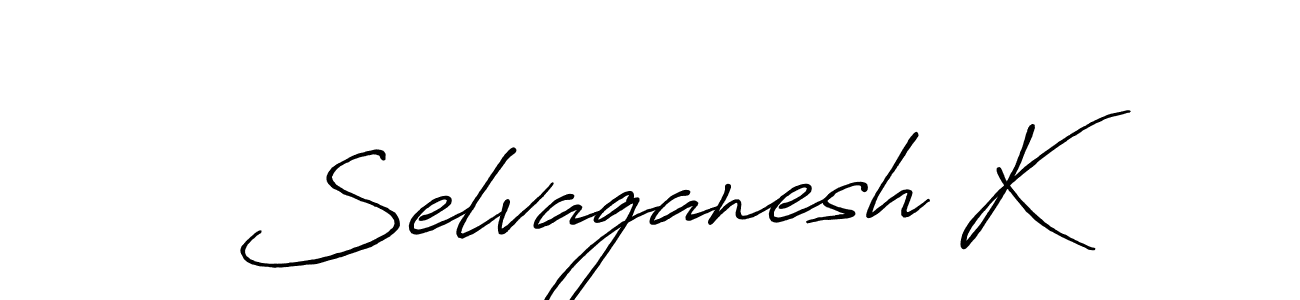 Selvaganesh K stylish signature style. Best Handwritten Sign (Antro_Vectra_Bolder) for my name. Handwritten Signature Collection Ideas for my name Selvaganesh K. Selvaganesh K signature style 7 images and pictures png