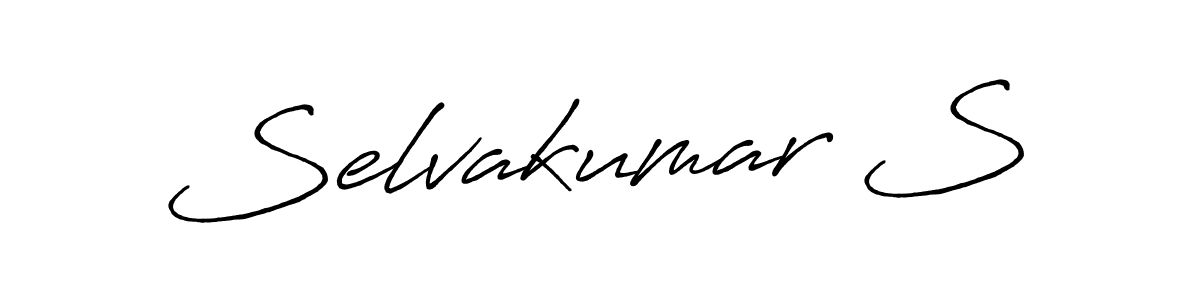 Also we have Selvakumar S name is the best signature style. Create professional handwritten signature collection using Antro_Vectra_Bolder autograph style. Selvakumar S signature style 7 images and pictures png