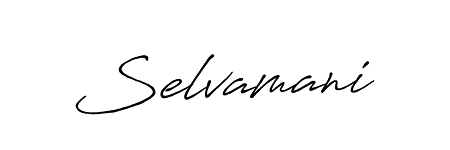 How to make Selvamani name signature. Use Antro_Vectra_Bolder style for creating short signs online. This is the latest handwritten sign. Selvamani signature style 7 images and pictures png