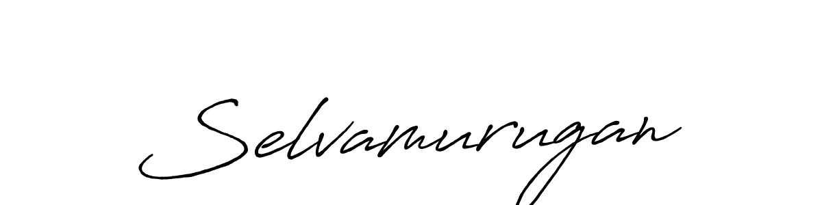 Design your own signature with our free online signature maker. With this signature software, you can create a handwritten (Antro_Vectra_Bolder) signature for name Selvamurugan. Selvamurugan signature style 7 images and pictures png