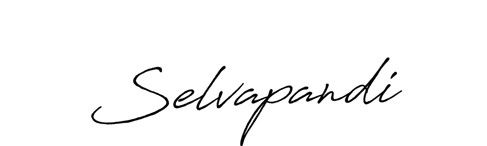 Create a beautiful signature design for name Selvapandi. With this signature (Antro_Vectra_Bolder) fonts, you can make a handwritten signature for free. Selvapandi signature style 7 images and pictures png