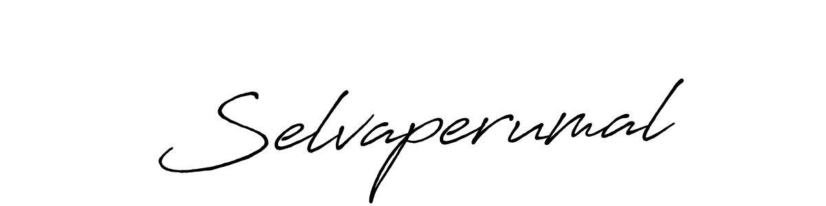 Design your own signature with our free online signature maker. With this signature software, you can create a handwritten (Antro_Vectra_Bolder) signature for name Selvaperumal. Selvaperumal signature style 7 images and pictures png