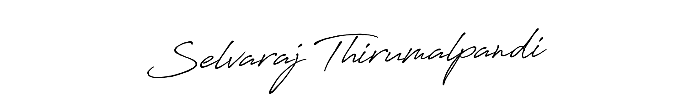 Use a signature maker to create a handwritten signature online. With this signature software, you can design (Antro_Vectra_Bolder) your own signature for name Selvaraj Thirumalpandi. Selvaraj Thirumalpandi signature style 7 images and pictures png