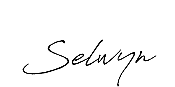 How to make Selwyn name signature. Use Antro_Vectra_Bolder style for creating short signs online. This is the latest handwritten sign. Selwyn signature style 7 images and pictures png
