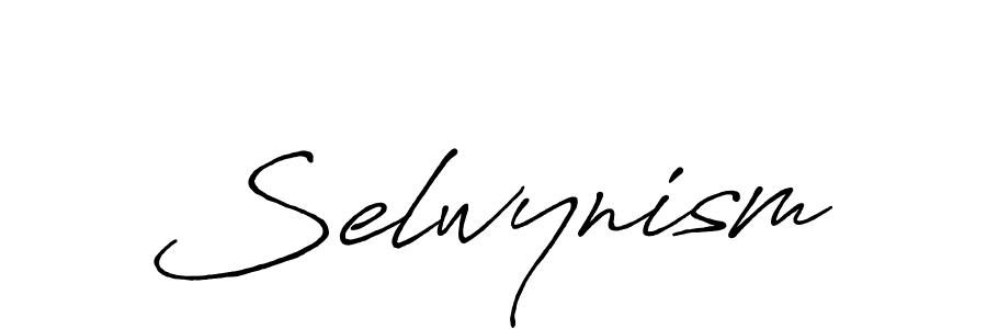 Also we have Selwynism name is the best signature style. Create professional handwritten signature collection using Antro_Vectra_Bolder autograph style. Selwynism signature style 7 images and pictures png