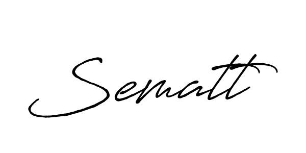 Best and Professional Signature Style for Sematt. Antro_Vectra_Bolder Best Signature Style Collection. Sematt signature style 7 images and pictures png