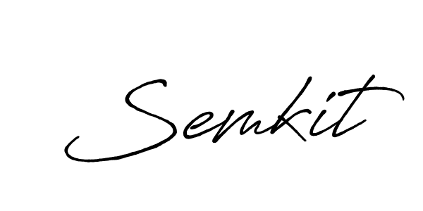 Semkit stylish signature style. Best Handwritten Sign (Antro_Vectra_Bolder) for my name. Handwritten Signature Collection Ideas for my name Semkit. Semkit signature style 7 images and pictures png