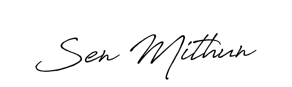 This is the best signature style for the Sen Mithun name. Also you like these signature font (Antro_Vectra_Bolder). Mix name signature. Sen Mithun signature style 7 images and pictures png