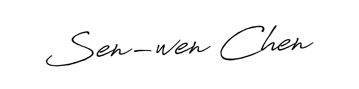 Make a beautiful signature design for name Sen-wen Chen. Use this online signature maker to create a handwritten signature for free. Sen-wen Chen signature style 7 images and pictures png