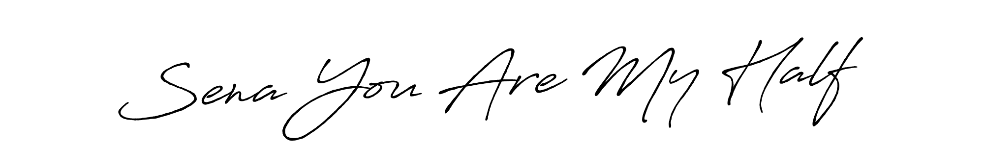 You can use this online signature creator to create a handwritten signature for the name Sena You Are My Half. This is the best online autograph maker. Sena You Are My Half signature style 7 images and pictures png