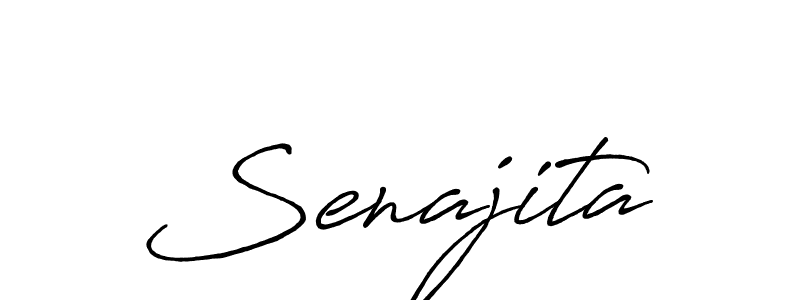 Senajita stylish signature style. Best Handwritten Sign (Antro_Vectra_Bolder) for my name. Handwritten Signature Collection Ideas for my name Senajita. Senajita signature style 7 images and pictures png