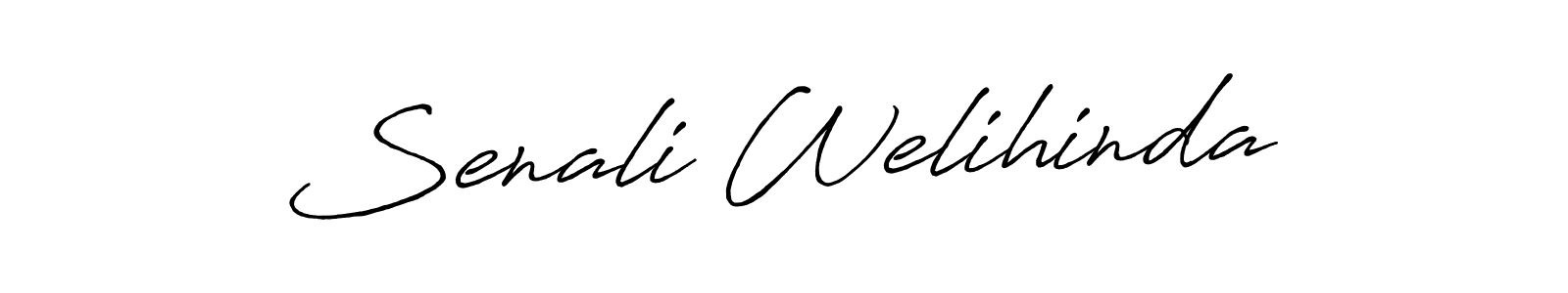 Also we have Senali Welihinda name is the best signature style. Create professional handwritten signature collection using Antro_Vectra_Bolder autograph style. Senali Welihinda signature style 7 images and pictures png