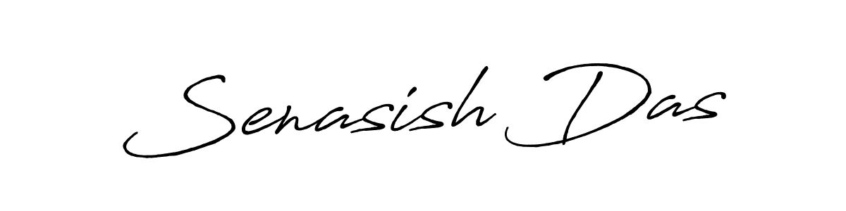 Make a beautiful signature design for name Senasish Das. With this signature (Antro_Vectra_Bolder) style, you can create a handwritten signature for free. Senasish Das signature style 7 images and pictures png