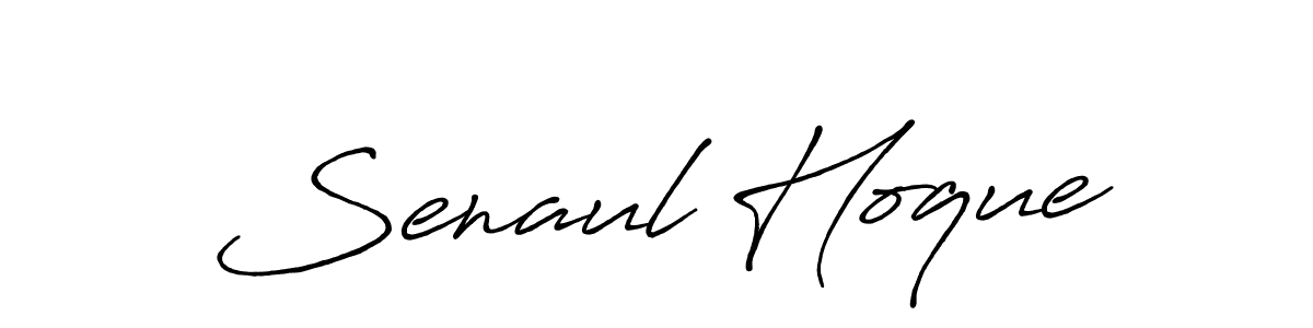 Make a beautiful signature design for name Senaul Hoque. Use this online signature maker to create a handwritten signature for free. Senaul Hoque signature style 7 images and pictures png