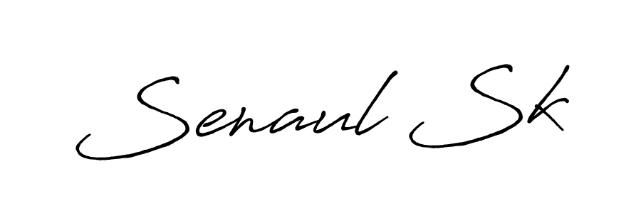 The best way (Antro_Vectra_Bolder) to make a short signature is to pick only two or three words in your name. The name Senaul Sk include a total of six letters. For converting this name. Senaul Sk signature style 7 images and pictures png