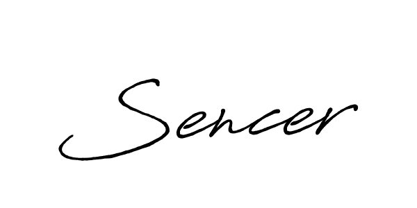 How to Draw Sencer signature style? Antro_Vectra_Bolder is a latest design signature styles for name Sencer. Sencer signature style 7 images and pictures png