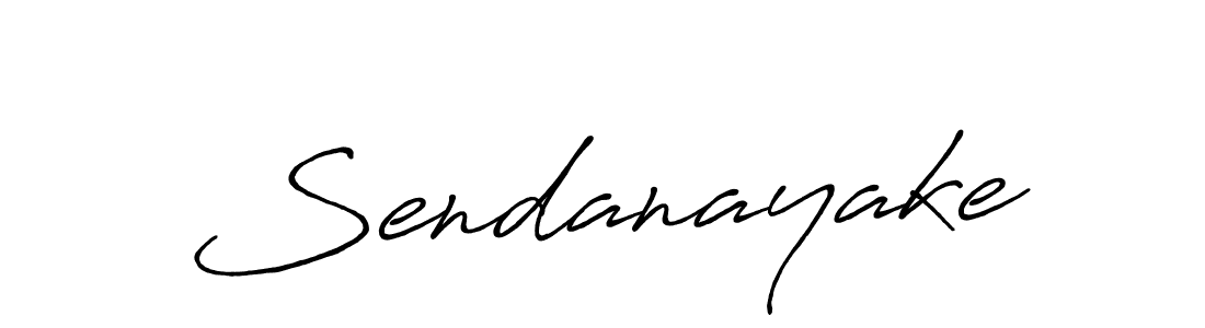 Create a beautiful signature design for name Sendanayake. With this signature (Antro_Vectra_Bolder) fonts, you can make a handwritten signature for free. Sendanayake signature style 7 images and pictures png