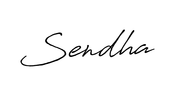 Design your own signature with our free online signature maker. With this signature software, you can create a handwritten (Antro_Vectra_Bolder) signature for name Sendha. Sendha signature style 7 images and pictures png