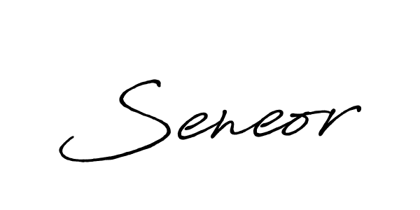 Make a beautiful signature design for name Seneor. Use this online signature maker to create a handwritten signature for free. Seneor signature style 7 images and pictures png