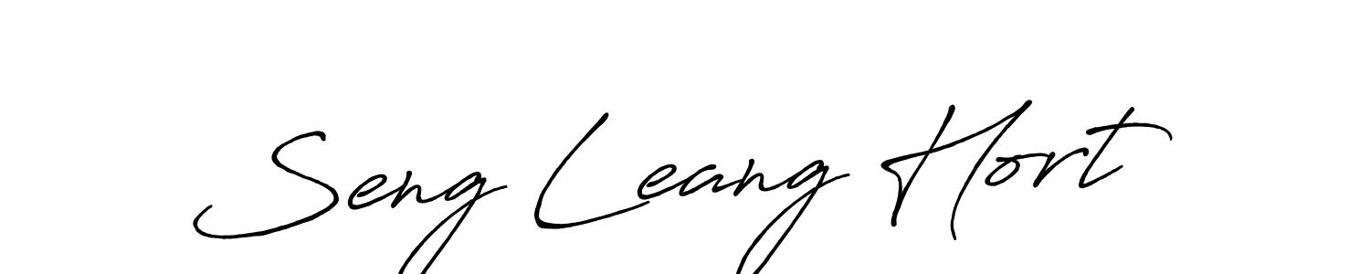 How to make Seng Leang Hort signature? Antro_Vectra_Bolder is a professional autograph style. Create handwritten signature for Seng Leang Hort name. Seng Leang Hort signature style 7 images and pictures png