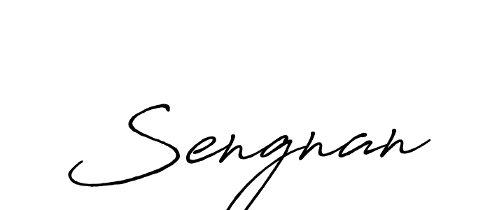 Design your own signature with our free online signature maker. With this signature software, you can create a handwritten (Antro_Vectra_Bolder) signature for name Sengnan. Sengnan signature style 7 images and pictures png