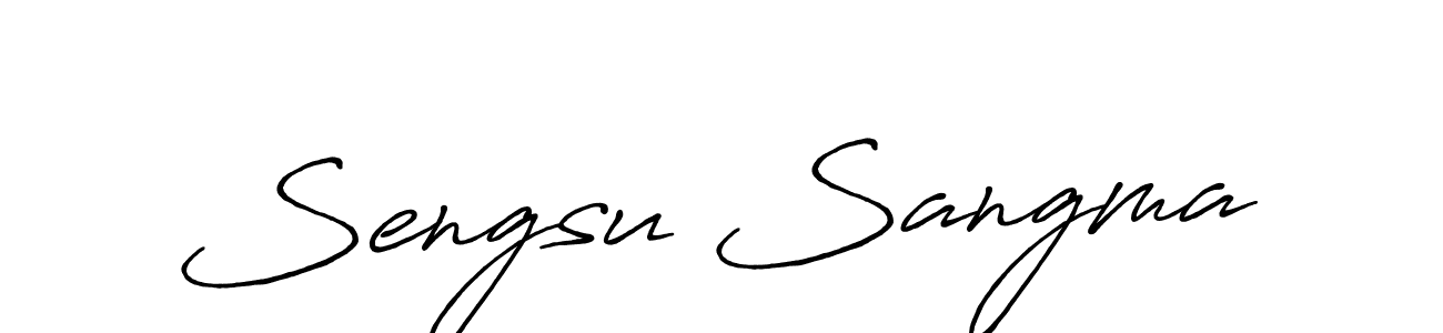 Make a beautiful signature design for name Sengsu Sangma. Use this online signature maker to create a handwritten signature for free. Sengsu Sangma signature style 7 images and pictures png