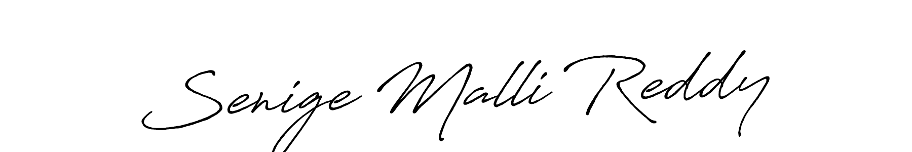 How to Draw Senige Malli Reddy signature style? Antro_Vectra_Bolder is a latest design signature styles for name Senige Malli Reddy. Senige Malli Reddy signature style 7 images and pictures png