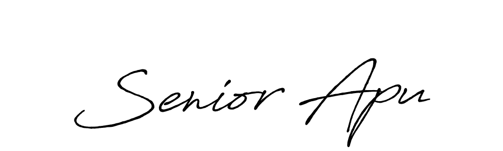 How to Draw Senior Apu signature style? Antro_Vectra_Bolder is a latest design signature styles for name Senior Apu. Senior Apu signature style 7 images and pictures png