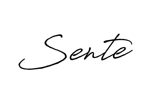 You should practise on your own different ways (Antro_Vectra_Bolder) to write your name (Sente) in signature. don't let someone else do it for you. Sente signature style 7 images and pictures png