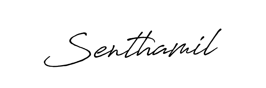 How to make Senthamil name signature. Use Antro_Vectra_Bolder style for creating short signs online. This is the latest handwritten sign. Senthamil signature style 7 images and pictures png