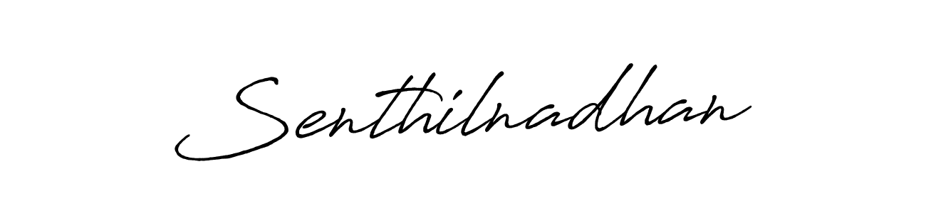 Design your own signature with our free online signature maker. With this signature software, you can create a handwritten (Antro_Vectra_Bolder) signature for name Senthilnadhan. Senthilnadhan signature style 7 images and pictures png