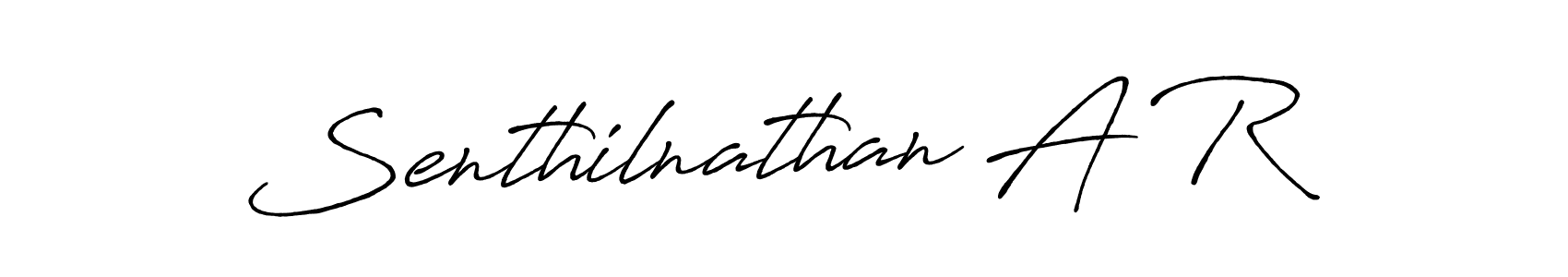 Also we have Senthilnathan A R name is the best signature style. Create professional handwritten signature collection using Antro_Vectra_Bolder autograph style. Senthilnathan A R signature style 7 images and pictures png