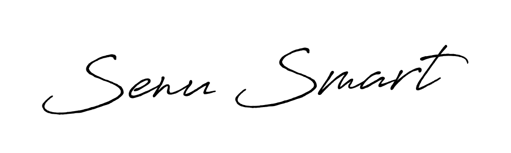 Once you've used our free online signature maker to create your best signature Antro_Vectra_Bolder style, it's time to enjoy all of the benefits that Senu Smart name signing documents. Senu Smart signature style 7 images and pictures png