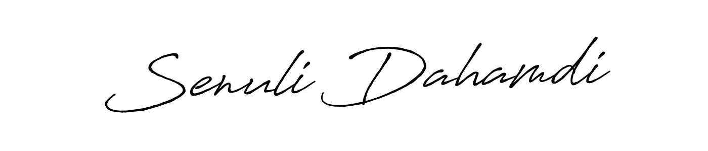 How to Draw Senuli Dahamdi signature style? Antro_Vectra_Bolder is a latest design signature styles for name Senuli Dahamdi. Senuli Dahamdi signature style 7 images and pictures png