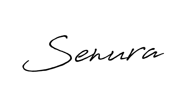 Design your own signature with our free online signature maker. With this signature software, you can create a handwritten (Antro_Vectra_Bolder) signature for name Senura. Senura signature style 7 images and pictures png