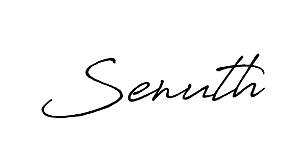 Once you've used our free online signature maker to create your best signature Antro_Vectra_Bolder style, it's time to enjoy all of the benefits that Senuth name signing documents. Senuth signature style 7 images and pictures png