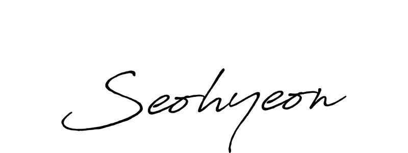 Seohyeon stylish signature style. Best Handwritten Sign (Antro_Vectra_Bolder) for my name. Handwritten Signature Collection Ideas for my name Seohyeon. Seohyeon signature style 7 images and pictures png