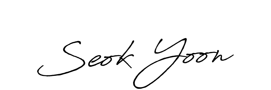 Also You can easily find your signature by using the search form. We will create Seok Yoon name handwritten signature images for you free of cost using Antro_Vectra_Bolder sign style. Seok Yoon signature style 7 images and pictures png