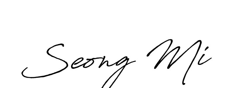 The best way (Antro_Vectra_Bolder) to make a short signature is to pick only two or three words in your name. The name Seong Mi include a total of six letters. For converting this name. Seong Mi signature style 7 images and pictures png