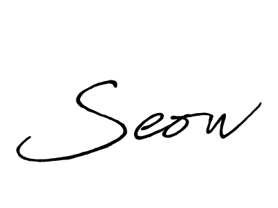 Also we have Seow name is the best signature style. Create professional handwritten signature collection using Antro_Vectra_Bolder autograph style. Seow signature style 7 images and pictures png