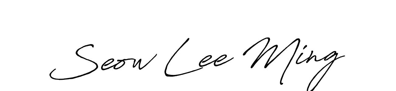 Once you've used our free online signature maker to create your best signature Antro_Vectra_Bolder style, it's time to enjoy all of the benefits that Seow Lee Ming name signing documents. Seow Lee Ming signature style 7 images and pictures png