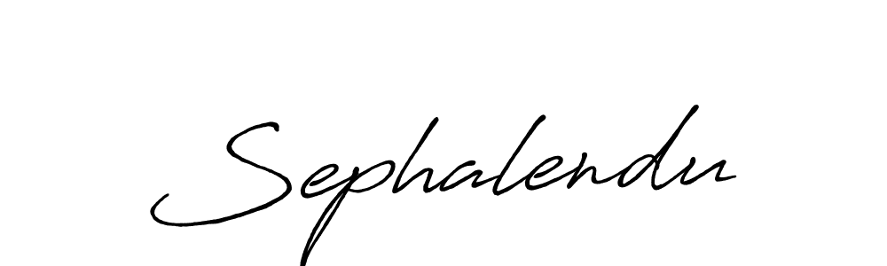 It looks lik you need a new signature style for name Sephalendu. Design unique handwritten (Antro_Vectra_Bolder) signature with our free signature maker in just a few clicks. Sephalendu signature style 7 images and pictures png