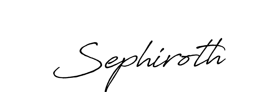 Design your own signature with our free online signature maker. With this signature software, you can create a handwritten (Antro_Vectra_Bolder) signature for name Sephiroth. Sephiroth signature style 7 images and pictures png
