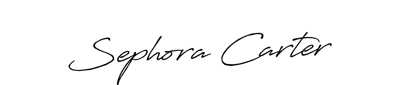 Make a beautiful signature design for name Sephora Carter. Use this online signature maker to create a handwritten signature for free. Sephora Carter signature style 7 images and pictures png
