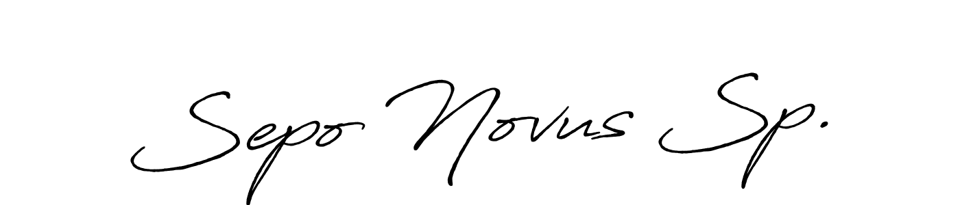 Once you've used our free online signature maker to create your best signature Antro_Vectra_Bolder style, it's time to enjoy all of the benefits that Sepo Novus Sp. name signing documents. Sepo Novus Sp. signature style 7 images and pictures png