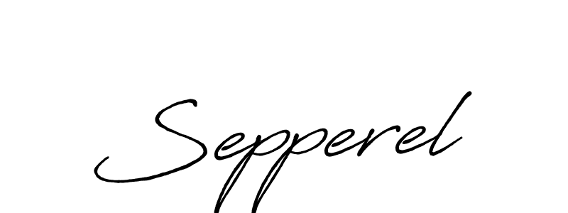 How to make Sepperel signature? Antro_Vectra_Bolder is a professional autograph style. Create handwritten signature for Sepperel name. Sepperel signature style 7 images and pictures png